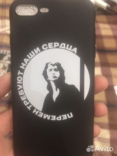 Чехол на iPhone 7 plus и три защтних стекла