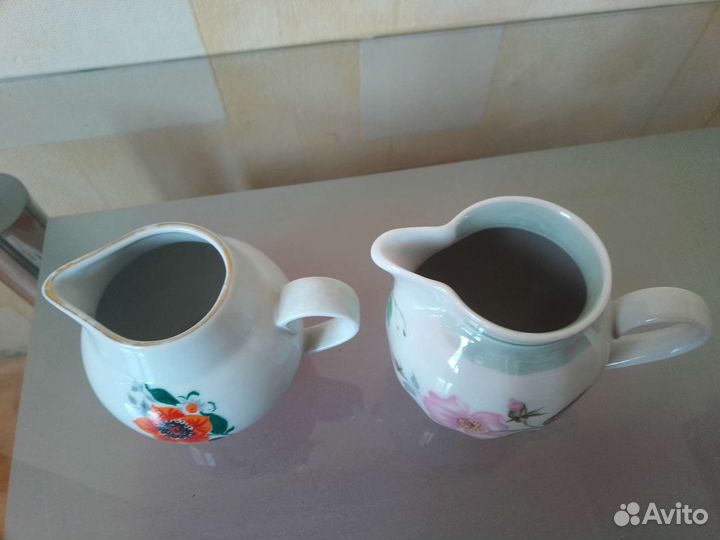 Молочники/сливочники фарфор