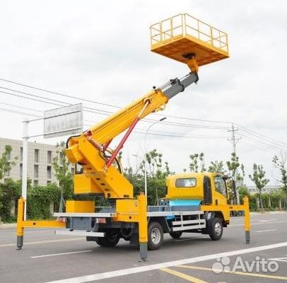Автовышка isuzu ELF 16м, блакон