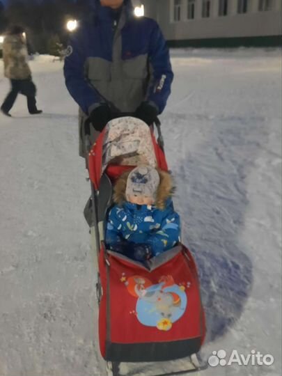 Санки коляска ника