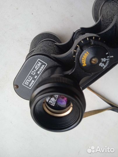 Бинокль бпц2 12х45М комз Россия 1994 год кофр