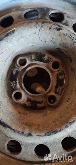 Оригинальные диски фольцваген r 14 зима