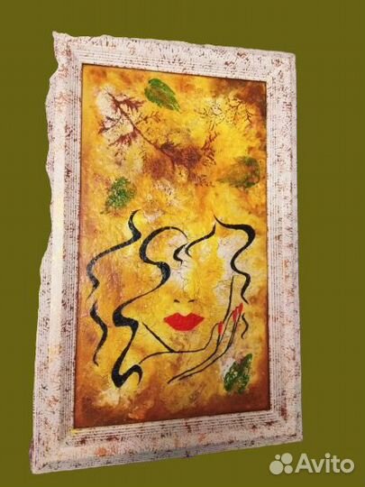 Картина осень - ручная работа