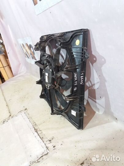 Хендай Сантафе 2018- Диффузор радиатора 18603