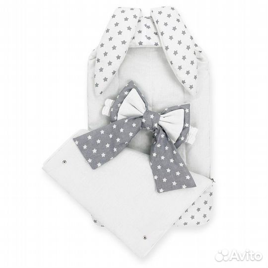 Конверт Звезды на Белом Бязь Деми