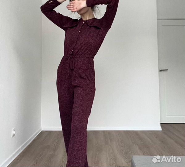 Комбинезон демисезонный трикотаж новый