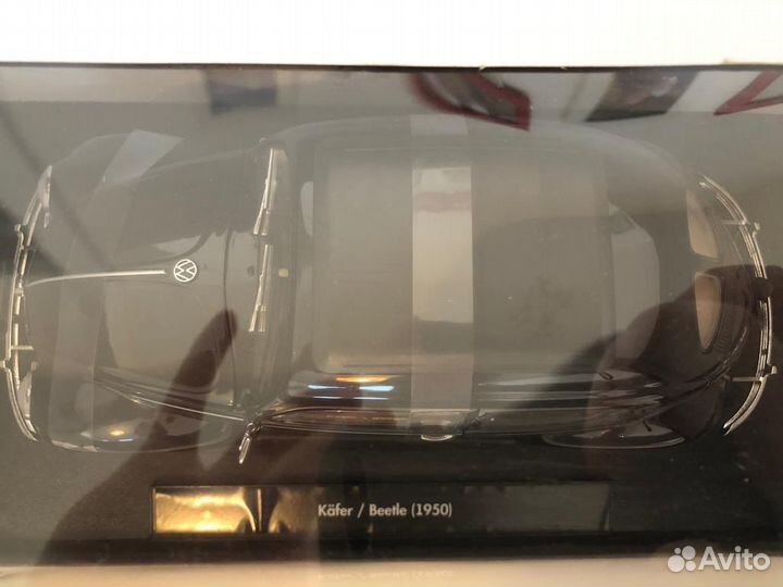 Модель автомобиля VW Beetle (Жук) 1950 Черный 1:18