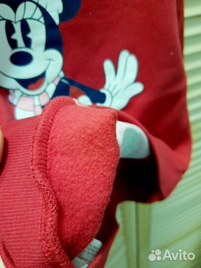 Свитшот утепленный Minnie 104, 110, 116