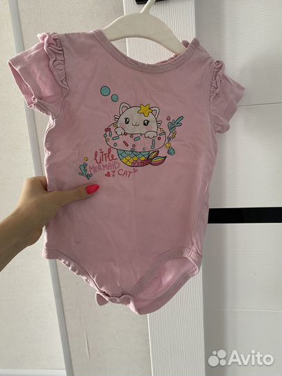 Боди для девочки 80 пакетом