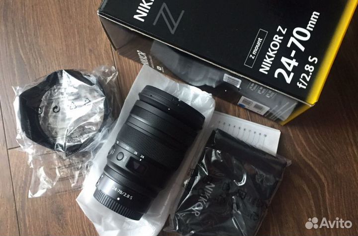 Nikon 24-70mm f/2.8S Nikkor Z, Новый