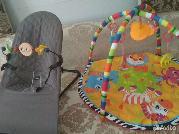 Развивающий коврик и шезлонг