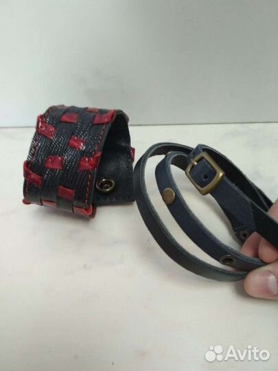 Кожаные браслеты, сумка кожанная