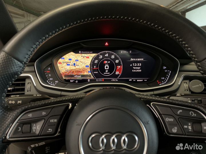 Активация S режим на Audi Cockpit A4/A5/Q5/Q7