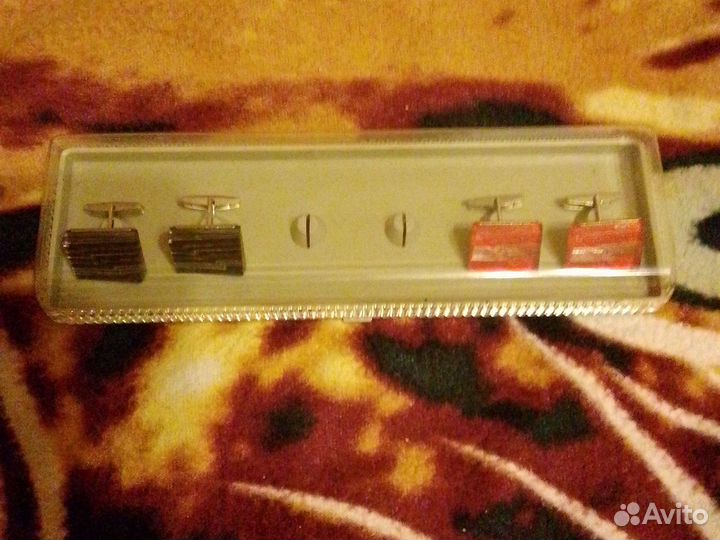 Винтажный набор мужских запонок/не полный