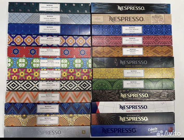 Nespresso все лимитированные издания 2013-21