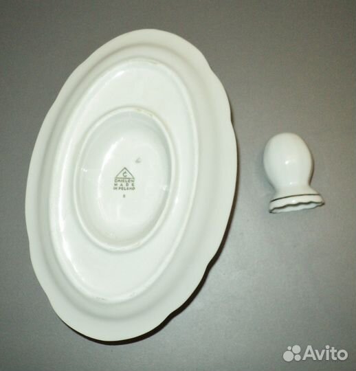 Соусник-сметанник Cmielow 60-е годы фарфор