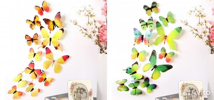 Декор butterfly/бабочки/интерьерные