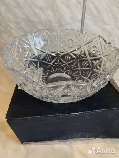 Хрустальная ваза чехия