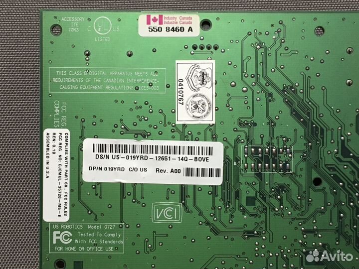 3Com U.S. Robotics USR 56K PCI модем новый