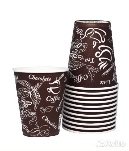 Бумажные стаканчики для кофейных аппаратов 165 мл