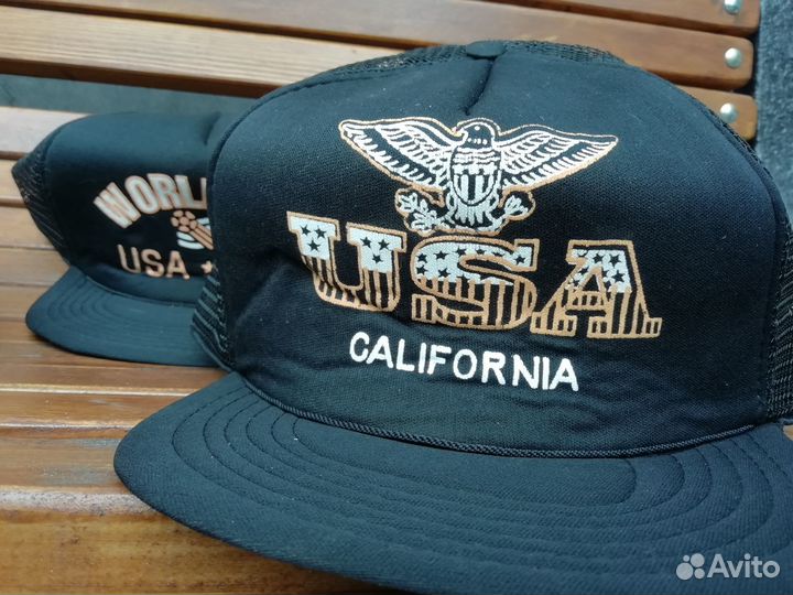 Оригинал из 90х бейсболка кепка USA California