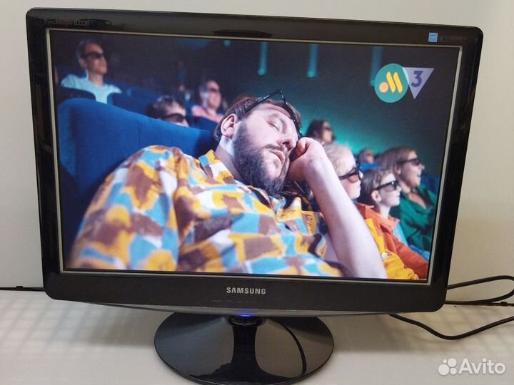 Монитор Samsung 22 дюйма с проводами