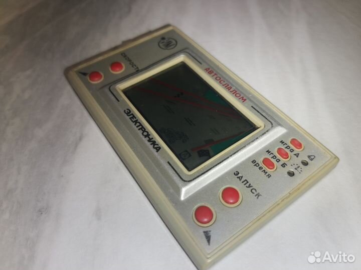 Игра электроника СССР автослалом