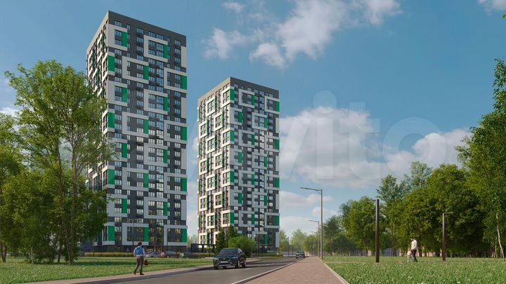 2-к. квартира, 38,8 м², 16/25 эт.