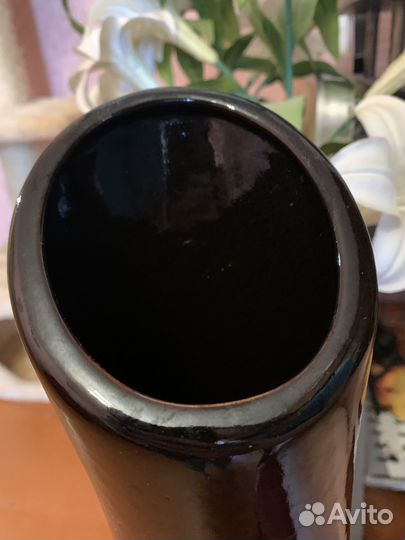 Керамическая напольная ваза