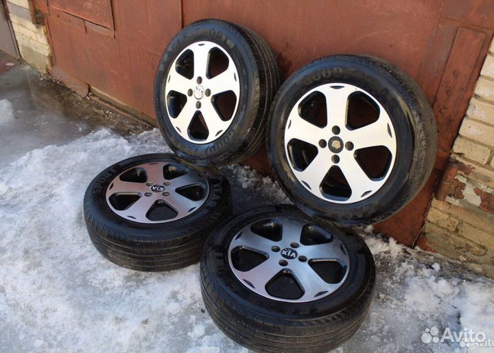 К-кт Колеса р15 185/65 4/100 лето kia solaris orig