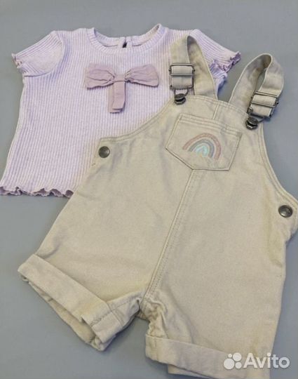 Вещи на девочку 74 80 next, primark