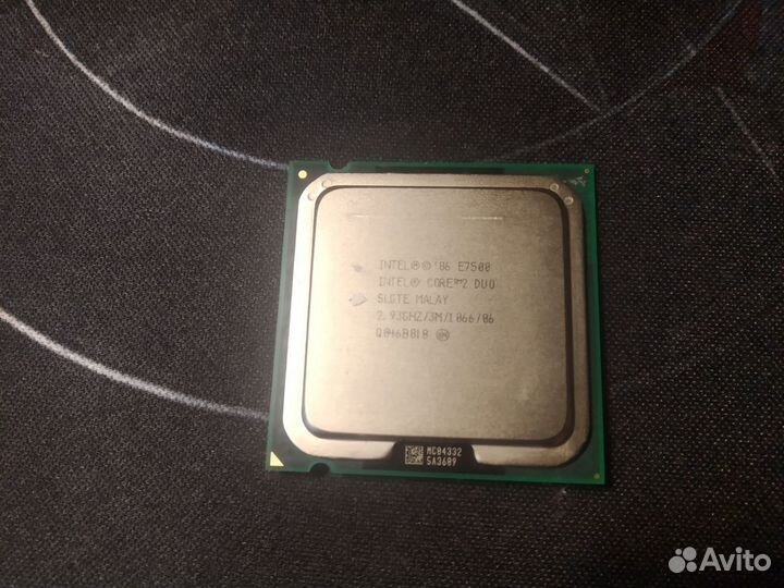 Intel E7500 / E6550 / Pentium 4 / Сeleron D