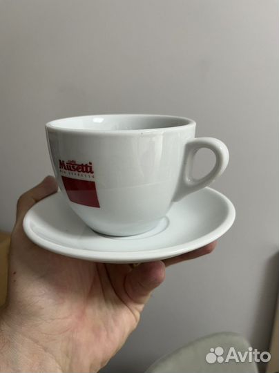 Чашки для капучино с блюдцем