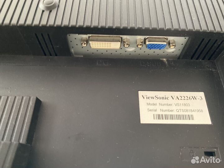 Монитор ViewSonic VS1187 / VA2226W (VA2661w)