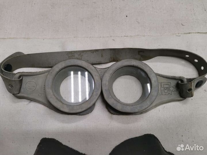 Защитные очки от огня и воздуха. СССР 2 шт. (Ч)