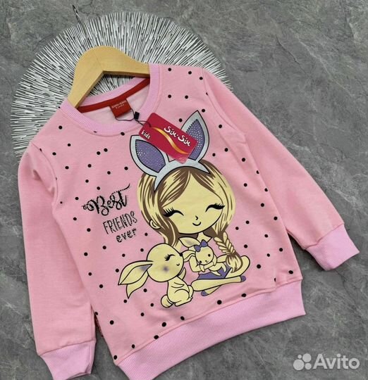 Свитшот для девочки,98-122