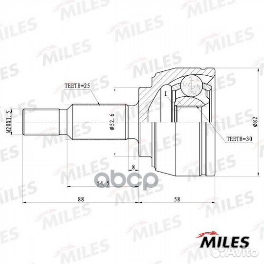 ШРУС наружный renault scenic 1.5D 03- (SKF