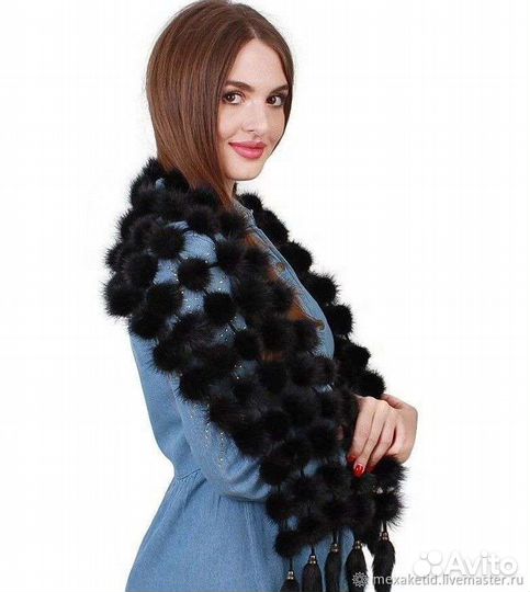 Норковый шарф (палантин)