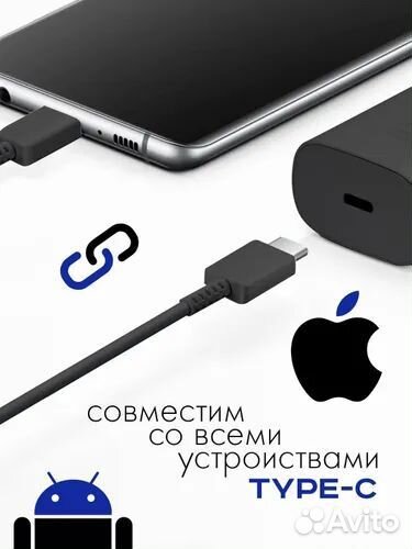 Кабель для Samsung USB Type-C - USB Type-C 5A