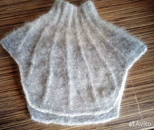 Манишка из собачьей шерсти