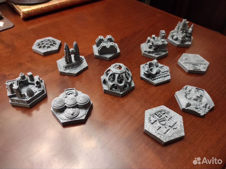 Жетоны для игры Покорение Марса