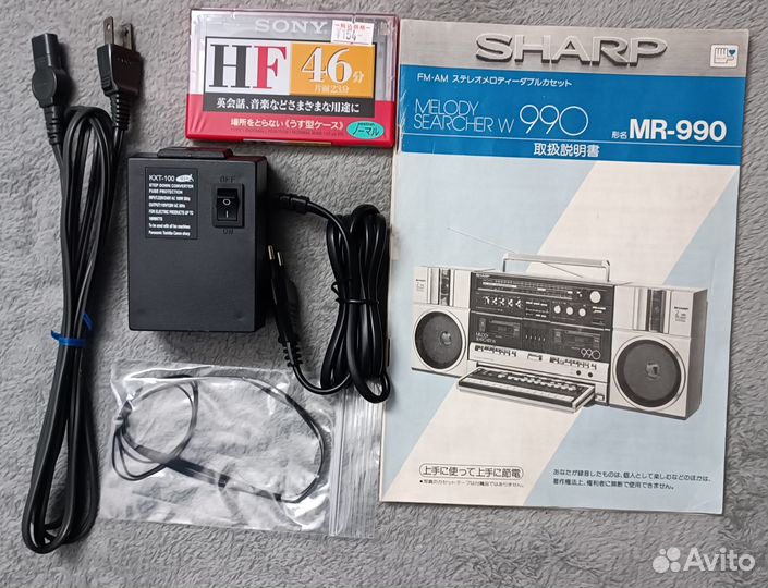 Кассетная магнитола sharp