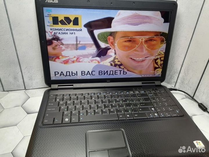 15.6 Ноутбук Asus k50c Celeron 220