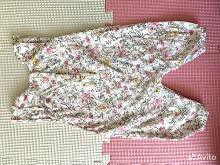 Боди песочник платье next carter's h&m для девочки