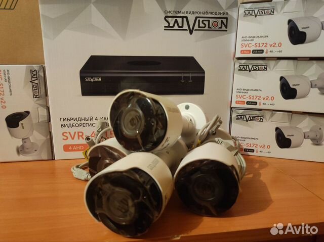 Комплект видеонаблюдения 4 камеры объявление продам