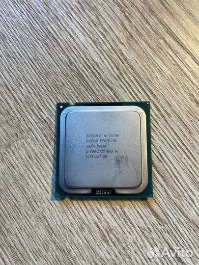 Процессоры intel i5 7600K/ pent. E5700/ cel.G3930