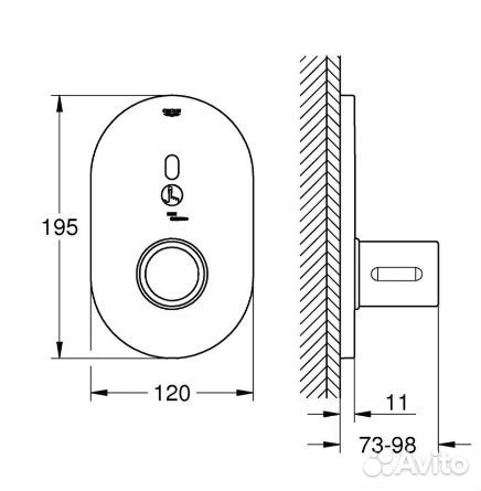 Термостат Grohe Eurosmart Cosmopolitan E Special 3