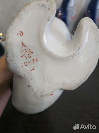 Фарфоровые штофы Рыбки Петушки