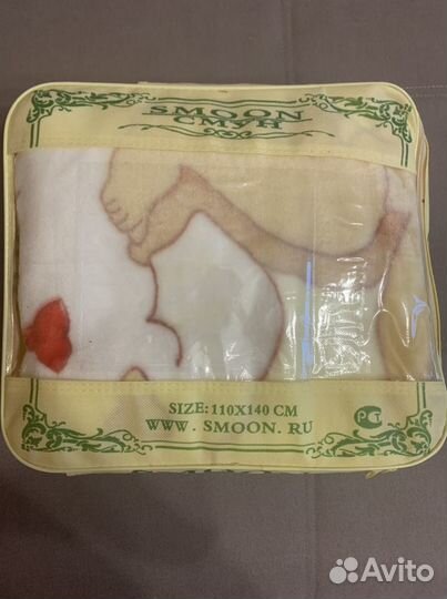 Новый Детский теплый плед 110х140