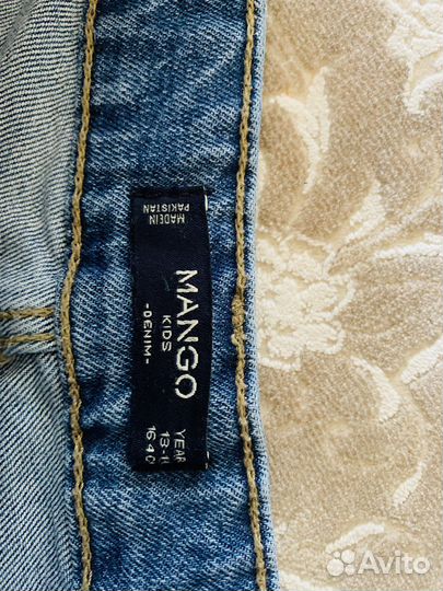 Джинсовые шорты zara для девочки 164